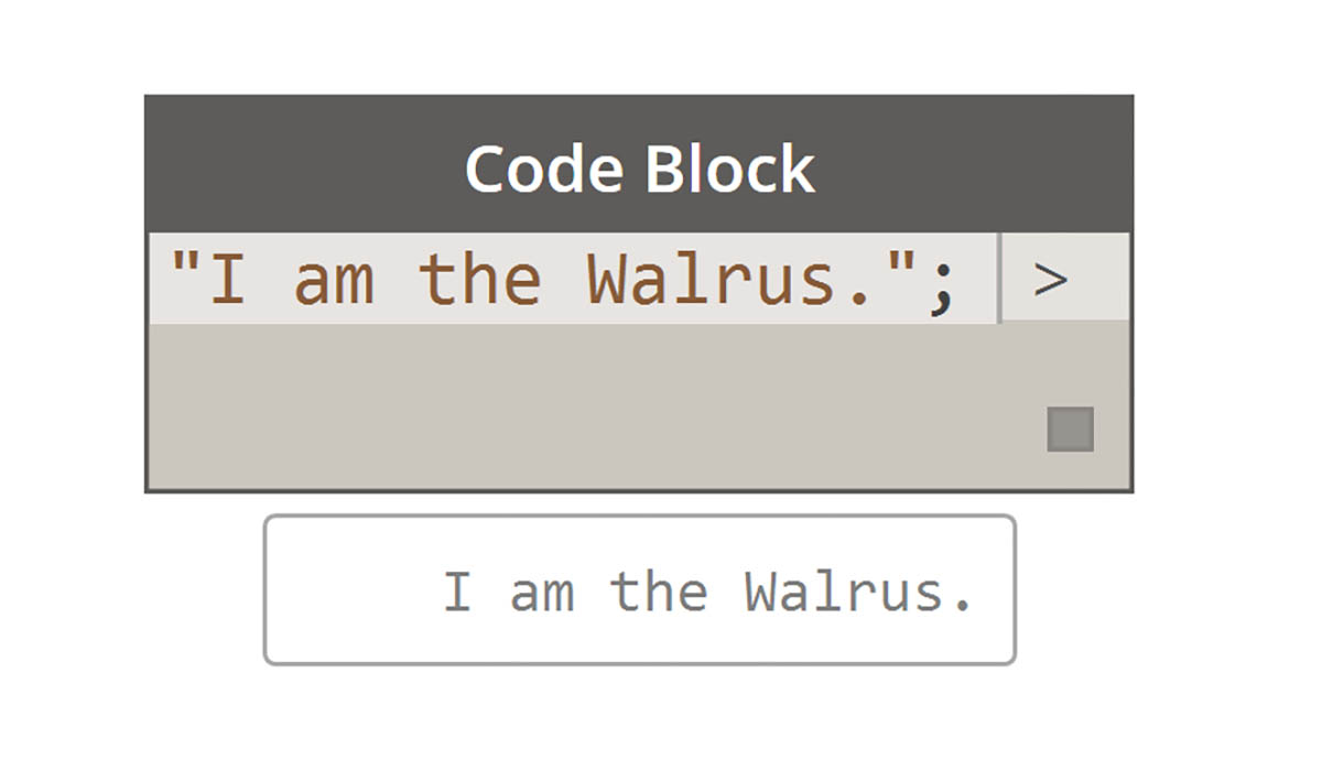 Introducción a los bloques de código