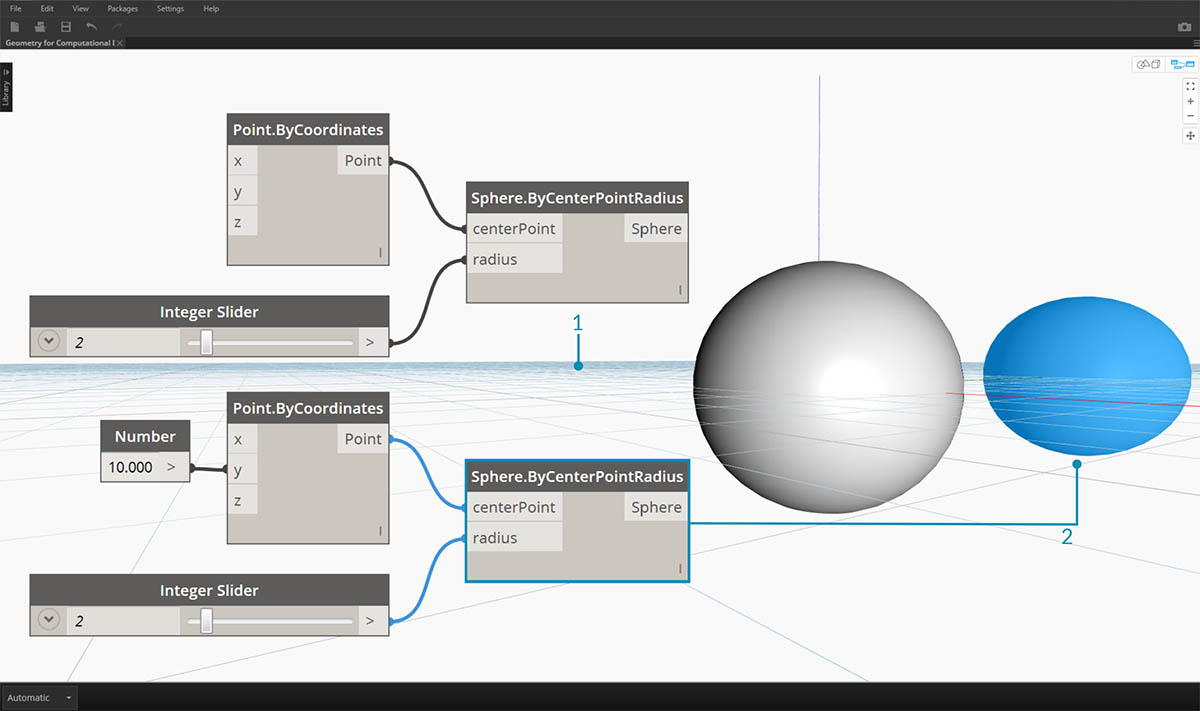 Geometria in Dynamo