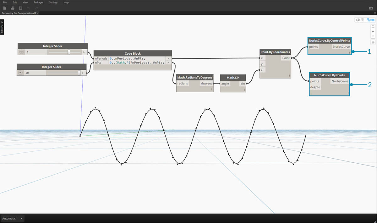 NURBS in Dynamo