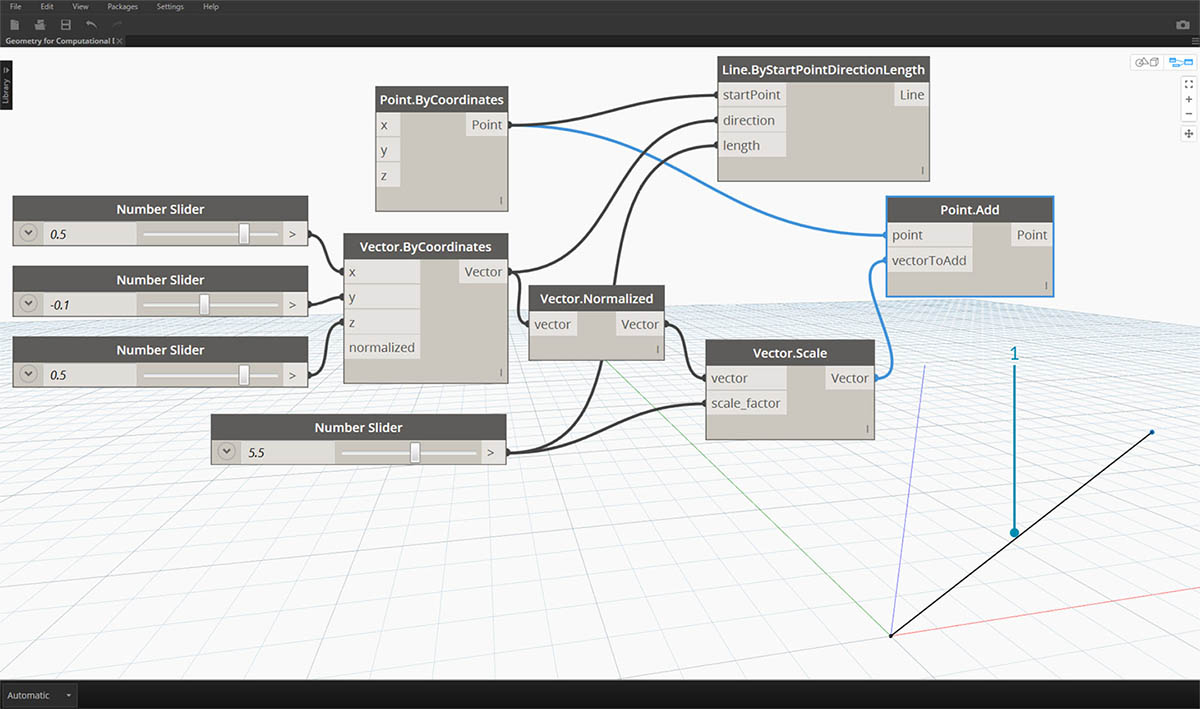 Wektory w dodatku Dynamo